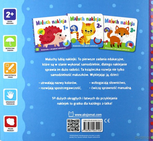 Moje pierwsze naklejki 2+ [KSIĄŻKA]