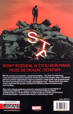 Niezwyciężony Iron Man - Brian Michael Bendis, David Marquez, Mike Deodato [KOMIKS]
