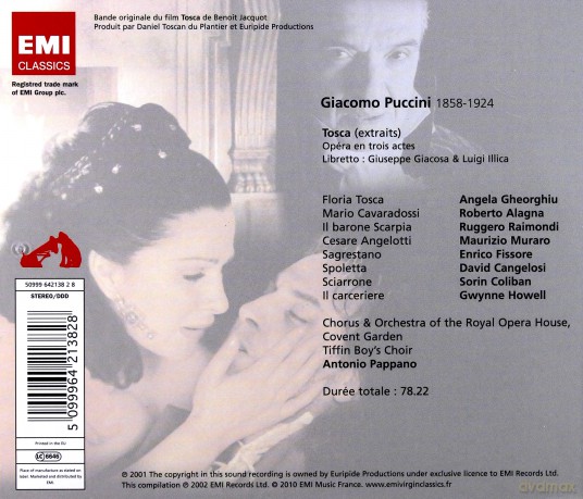 Angela Gheorghiu: Tosca (E) [CD]
