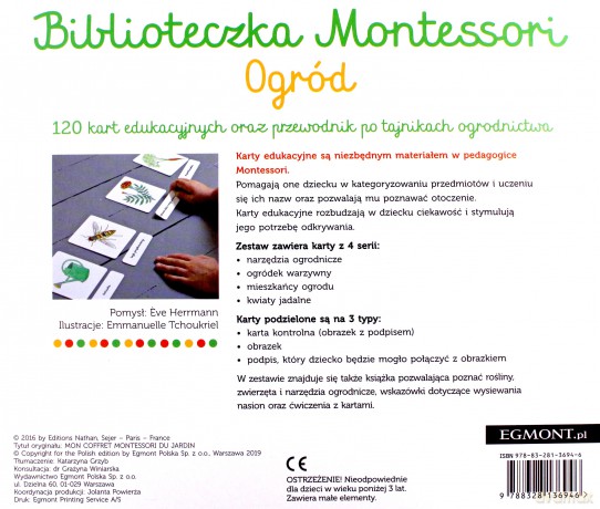 Ogród. Biblioteczka Montessori - Eve Herrmann [KSIĄŻKA]