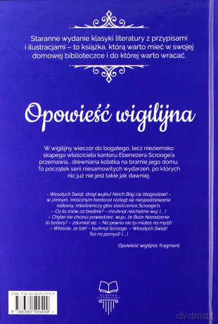 Opowieść wigilijna - Charles Dickens [KSIĄŻKA]