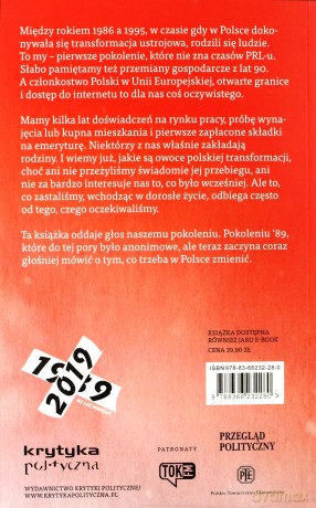 Pokolenie 89. Młodzi o polskiej transformacji - Jakub Sawulski [KSIĄŻKA]