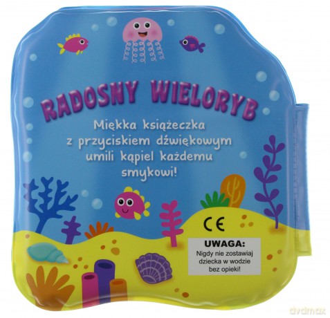 Radosny wieloryb. Książeczka kąpielowa [KSIĄŻKA]