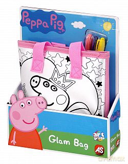 Torba do malowania z akcesoriami. S Peppa