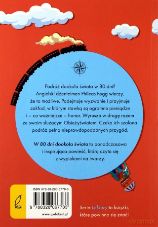 W 80 dni dookoła świata - Juliusz Verne [KSIĄŻKA]