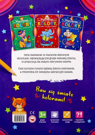Wyczaruję kolory malowanka z wesołą hipcią [KSIĄŻKA]