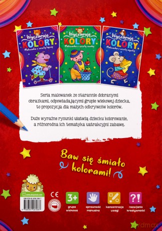 Wyczaruję kolory malowanka z wesołym słonikiem [KSIĄŻKA]