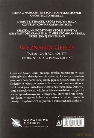 Wyznania gejszy - Arthur Golden [KSIĄŻKA]
