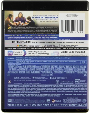 Breakthrough (Przypływ wiary) [Blu-Ray 4K]+[Blu-Ray]