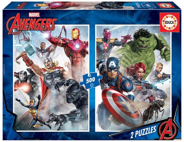 EDUCA 2x500 el. Marvel Avengers [PUZZLE]