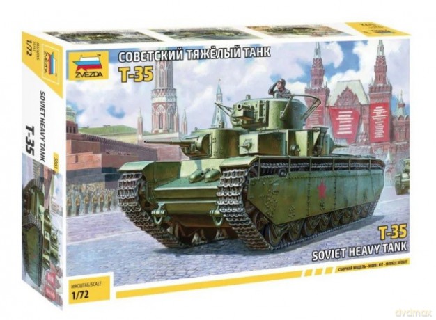 Model plastikowy Radziecki czołg ciężki T-35