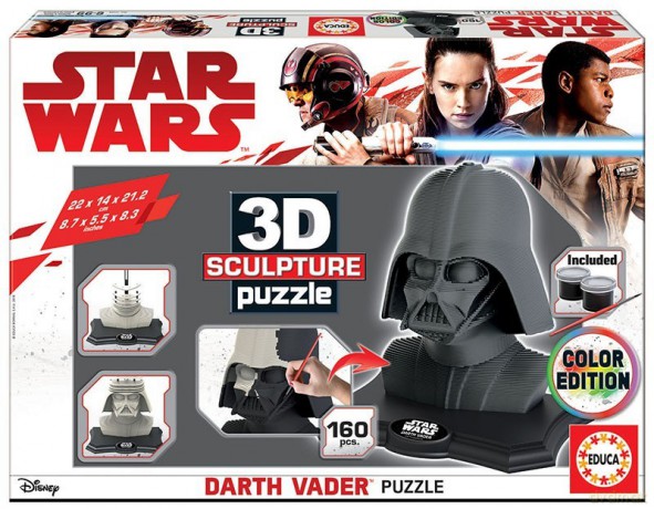 Puzzle 3D Rzeźba Lord Vader czarny [PUZZLE]