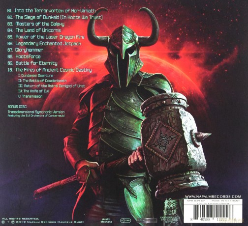 Gloryhammer: Legends from Beyond the Galactic Terrorvortex (digipack) [2CD]