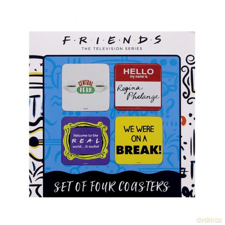 Friends: Quotes & Logo Zestaw 4 podstawek