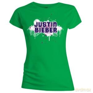 Justin Bieber: Paint, Skinny (S) [T-SHIRT]