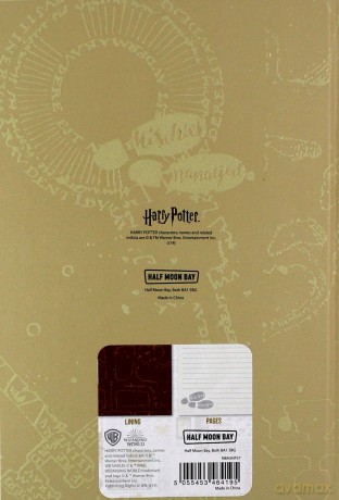 Harry Potter: Marauders Map Mapa Huncwotów Notes A5