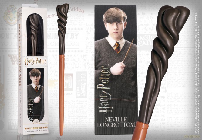 Harry Potter: Neville Longbottom Zestaw: zakładka, różdżka 12 Inch 30cm