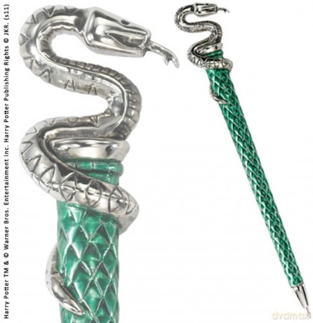 Harry Potter: Slytherin Pen Silver Plated Replica