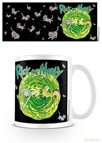 Rick And Morty: Floating Cat Dimension Kubek