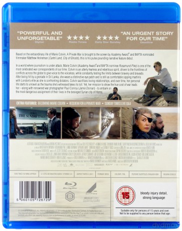 A Private War [Blu-Ray]