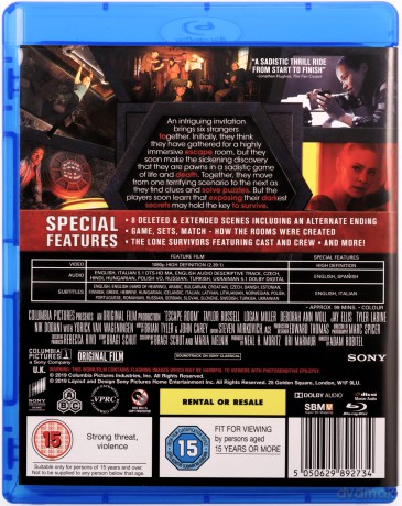 Escape Room (Pka The Maze) [Blu-Ray]