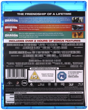 How To Train Your Dragon (Collection 1-3) (Jak Wytresować Smoka) [4xBlu-Ray]