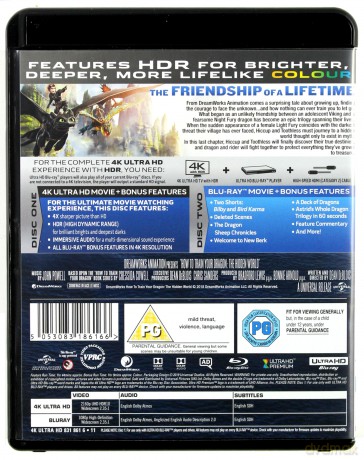 How To Train Your Dragon 3 - The Hidden World (Jak Wytresować Smoka) [Blu-Ray 4K]+[Blu-Ray]