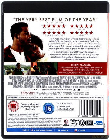 If Beale Street Could Talk (Gdyby ulica Beale umiała mówić) [Blu-Ray]