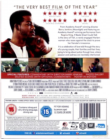 If Beale Street Could Talk (Gdyby ulica Beale umiała mówić) [Blu-Ray]