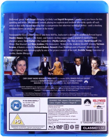 Indiscreet (Collector's) (Kłamstewko) [Blu-Ray]+[DVD]