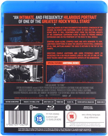 Liam Gallagher: As It Was [Blu-Ray]