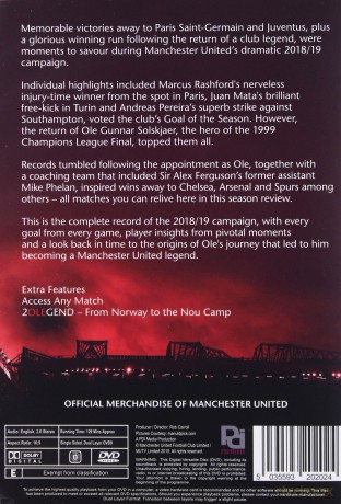 Manchester United Season Review 2018/19 [DVD]