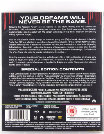 The Sender (Nadawca) [Blu-Ray]