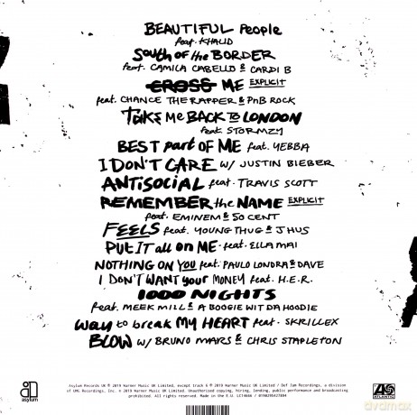 Ed Sheeran: No.6 Collaborations Project [2xWinyl]