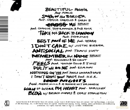 Ed Sheeran: No.6 Collaborations Project [CD]