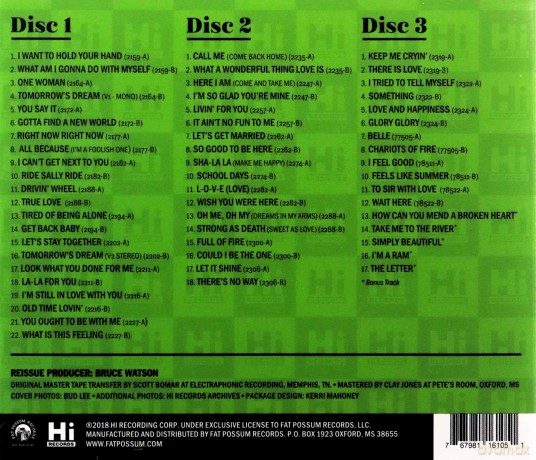 Al Green: The Hi Records Singles Collection [3CD]