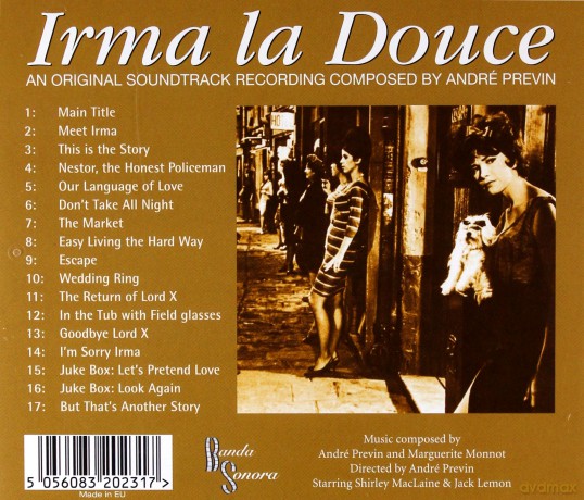 Andre Previn: Irma La Douce [CD]