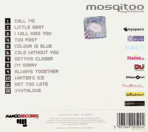 Mosqitoo: Synthlove (digipack) [CD]