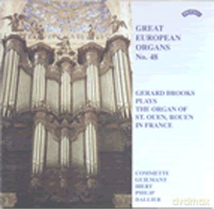Gerard Brooks: Great European Organs No.48: St.Ouen. Rouen [CD]