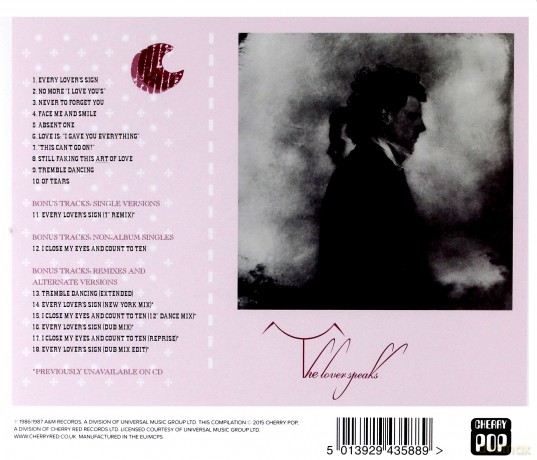 Lover Speaks: The Lover Speaks Expanded Edition [CD]