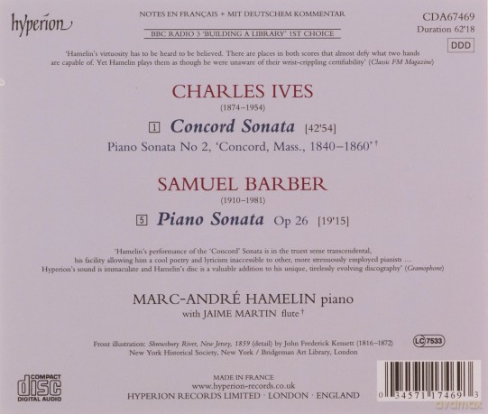 Marcandre Hamelin: Barberivespiano Sonatas [CD]