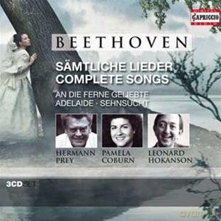 Preycoburnhokanson: Beethovencomplete Songs [3CD]