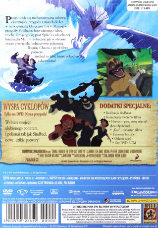 Sindbad: Legenda Siedmiu Mórz [DVD]