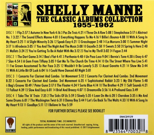 Shelly Manne: The Classic Albums Collection: 1955 - 1962 [4CD]