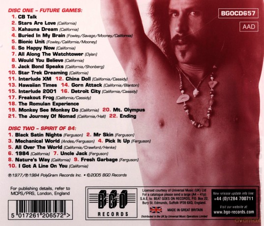 Spirit: Future Games Spirit Of 84 [2CD]