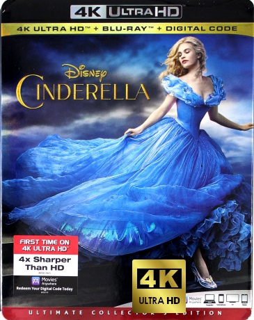 Cinderella (Kopciuszek) (Disney) [Blu-Ray 4K]+[Blu-Ray]