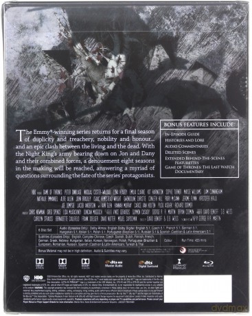 Gra o Tron Sezon 8 (steelbook) [3xBlu-Ray 4K]+[3xBlu-Ray]