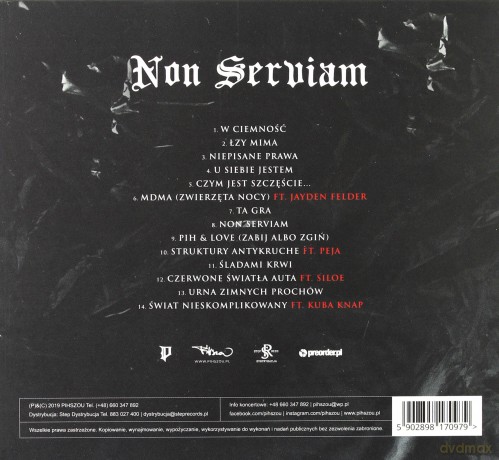 Pih: Non Serviam Tom I [CD]