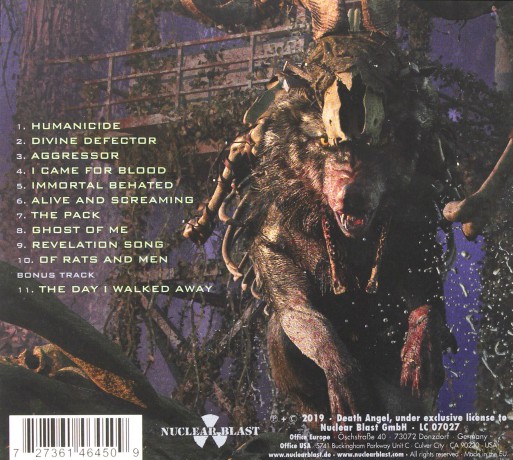 Death Angel: Humanicide (Limited) (digipack) [CD]