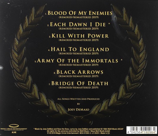 Manowar: Hail To England (Imperial Edition MMXIX) [CD]